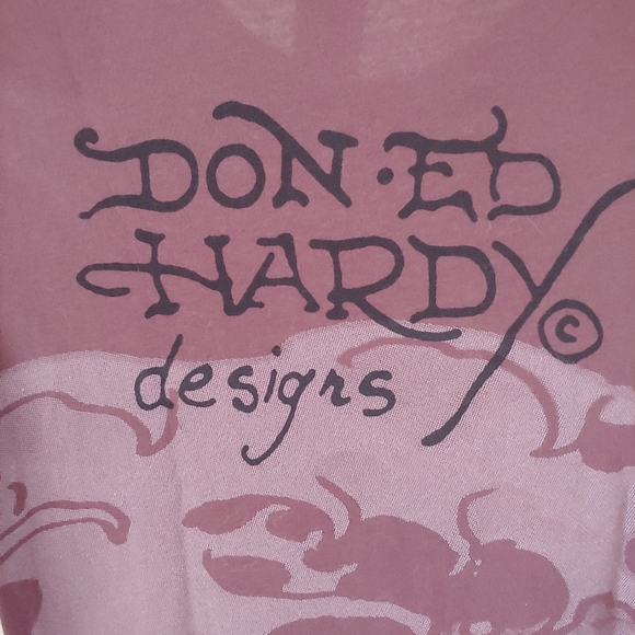 Ed Hardy Designs T-Shirt Short Sleeve Vintage Size Medium - Picture 6 of 13